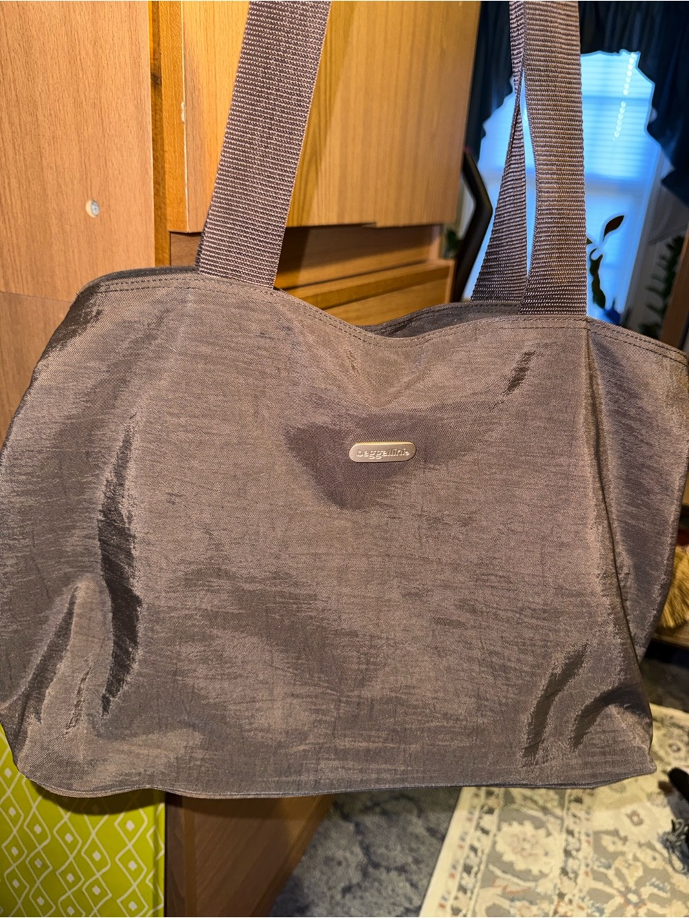 Baggallini double compartment overnight bag